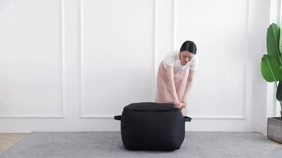 Saco de feijão de espuma cheio de esponja desfiada gigante para sala de estar